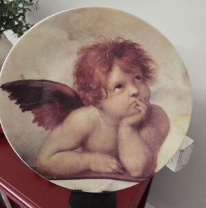 Cherub Angel Decorative Plate
